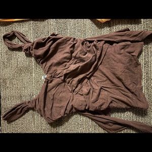 Brown tank top